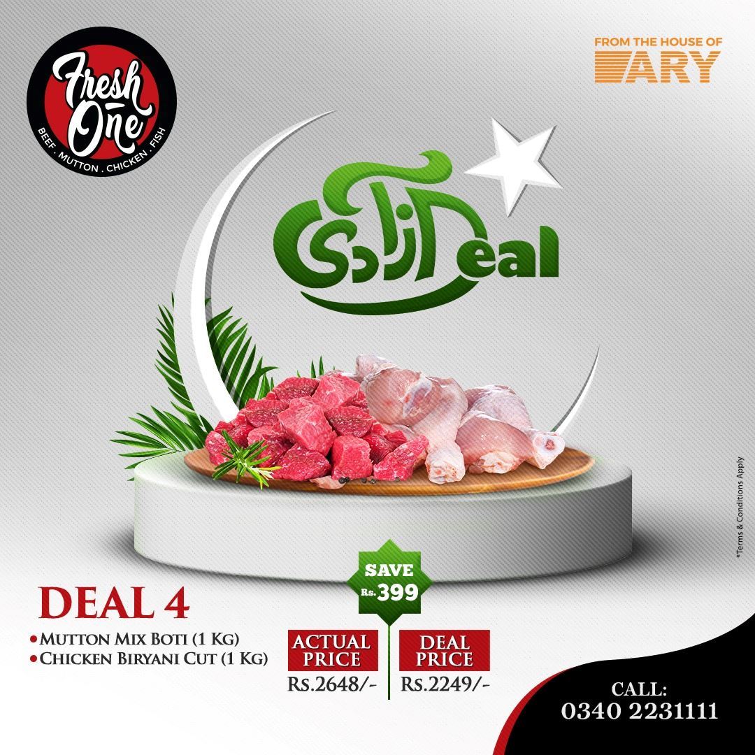 Fresh One Meat Azadi Deal 04 Meat Shop In Karachi Buy Beef, Mutton